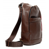 Чоловічий шкіряний рюкзак (VS024) коричневий