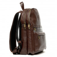Чоловічий шкіряний рюкзак (VS093) коричневий