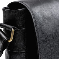 Чоловіча шкіряна сумка через плече (VS017) чорна