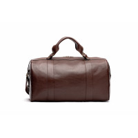 Дорожня шкіряна сумка (VS084) коричнева