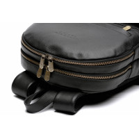 Чоловічий шкіряний рюкзак (VS093) чорний