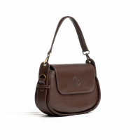 Жіноча шкіряна сумка (VSL009) коричнева